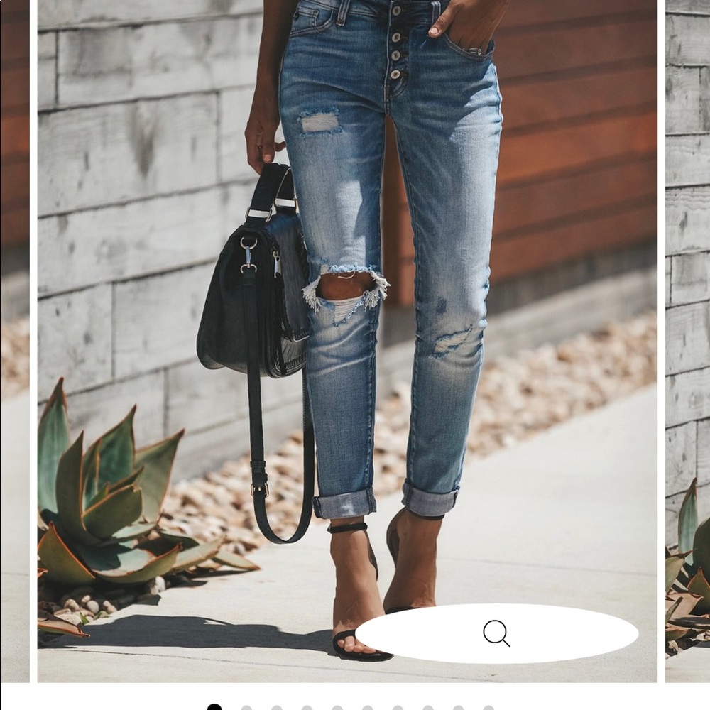 Vici LIBERATION DISTRESSED GIRLFRIEND SKINNY